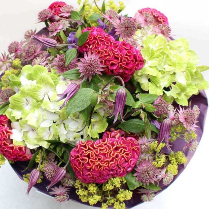 Herbstblumenstrauß
